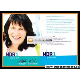 Autogramm Radio | NDR1 MV | Kerstin SUHRBIER | 2000er (Portrait Color)