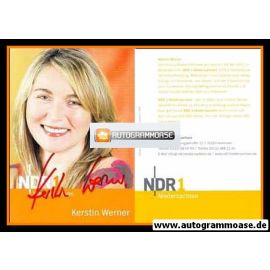 Autogramm Radio | NDR1 Niedersachsen | Kerstin WERNER | 2000er (Portrait Color)
