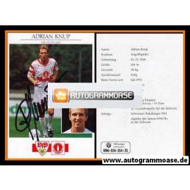 Autogramm Fussball | VfB Stuttgart | 1992 | Adrian KNUP (1)