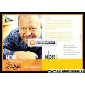 Autogramm Radio | NDR1 Niedersachsen | Rainer BALLIN | 2000er (Portrait Color)