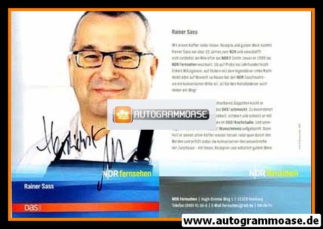 Autogramm TV | NDR | Rainer SASS | 2000er "Das!"