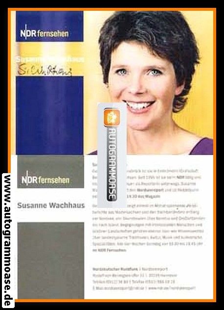 Autogramm TV | NDR | Susanne WACHHAUS | 2000er "Nordseereport"
