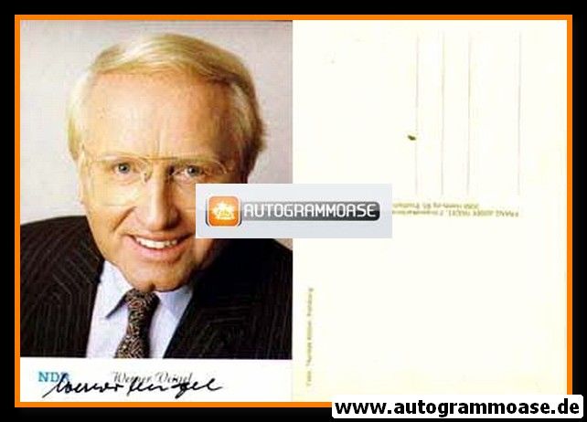 Autogramm TV | NDR | Werner VEIGEL | 1990er (Portrait Color Rüdel) Kaiser