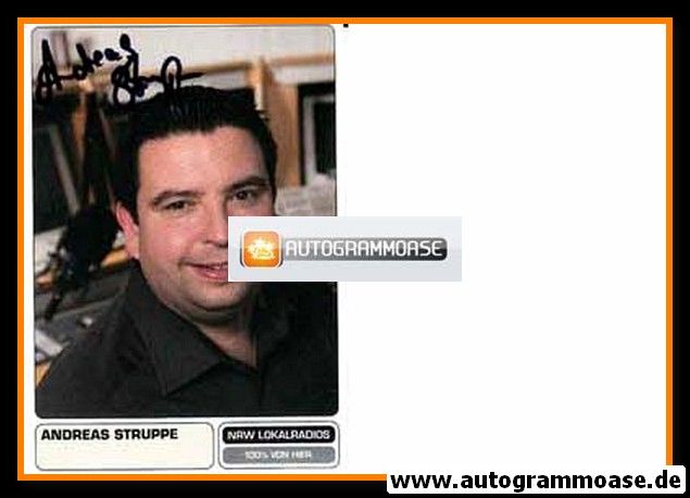 Autogramm Radio | NRW Lokalradio | Andreas STRUPPE | 2000er (Portrait Color)