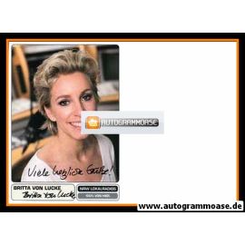 Autogramm Radio | NRW Lokalradio | Britta VON LUCKE | 2000er (Portrait Color)