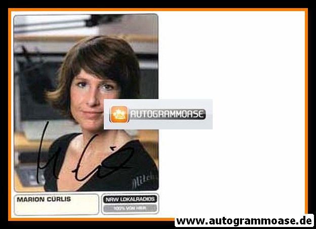 Autogramm Radio | NRW Lokalradio | Marion CÜRLIS | 2000er (Portrait Color)