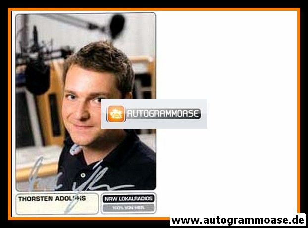 Autogramm Radio | NRW Lokalradio | Thorsten ADOLPHS | 2000er (Portrait Color)