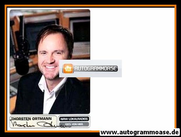 Autogramm Radio | NRW Lokalradio | Thorsten ORTMANN | 2000er (Portrait Color)