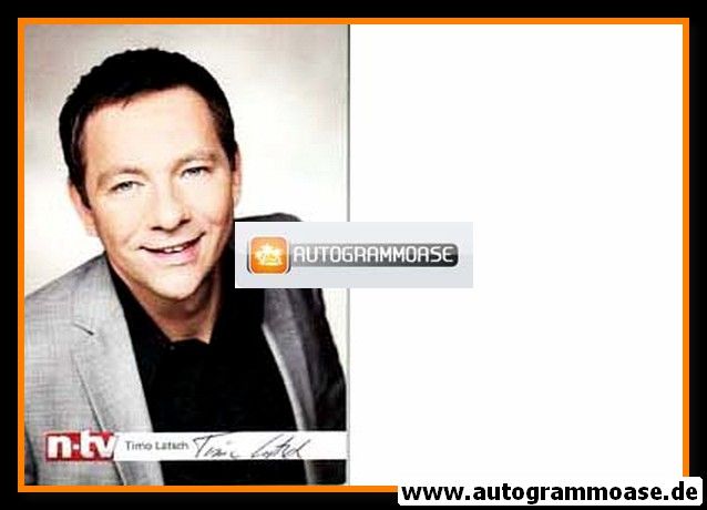 Autogramm TV | NTV | Timo LATSCH | 2000er (Portrait Color)