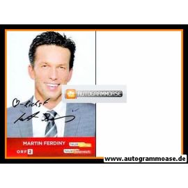 Autogramm TV | ORF | Martin FERDINY | 2000er "Heute Mittag"