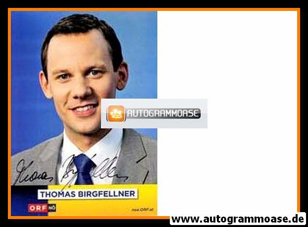 Autogramm Radio | ORF NÖ | Thomas BIRGFELLNER | 2000er (Portrait Color) 