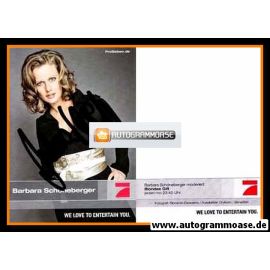 Autogramm TV | PRO7 | Barbara SCHÖNEBERGER | 2000er "Blondes Gift" (Desiderio)