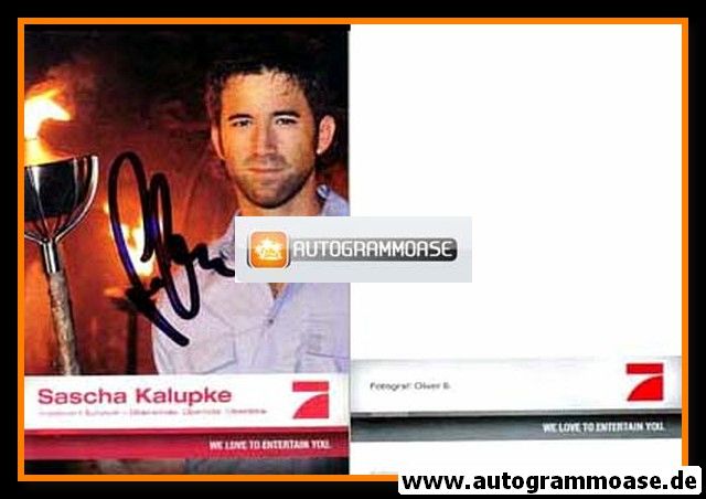 Autogramm TV | PRO7 | Sascha KALUPKE | 2000er "Survivor"