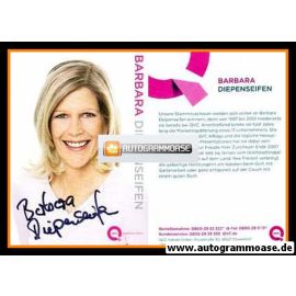 Autogramm TV | QVC | Barbara DIEPENSEIFEN | 2010er (Portrait Color) rosa