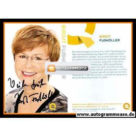 Autogramm TV | QVC | Birgit FUSSHÖLLER | 2010er (Portrait Color) gelb