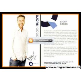 Autogramm TV | QVC | Björn GÖDDE | 2010er (Portrait Color) blau