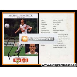 Autogramm Fussball | VfB Stuttgart | 1993 | Michael FRONTZECK (1)