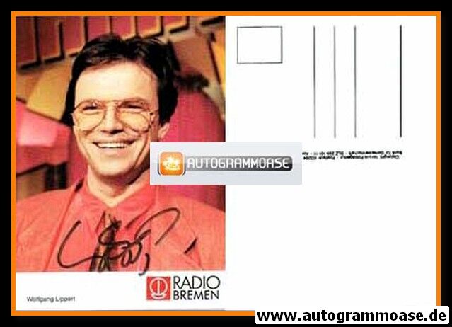 Autogramm Radio | Bremen | Wolfgang LIPPERT | 1980er (Portrait Color)