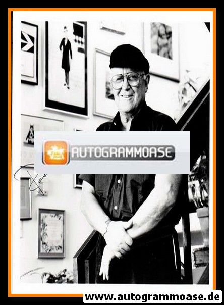 Autogramm Film (USA) | Rod STEIGER | 1990er Foto (Portrait SW)