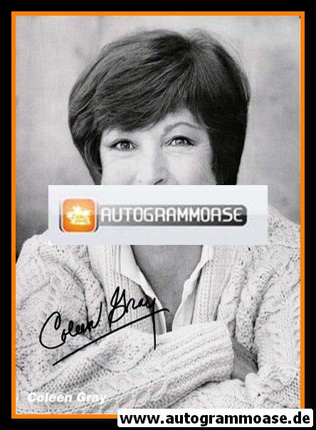 Autogramm Film (USA) | Coleen GRAY | 1980er (Portrait SW)
