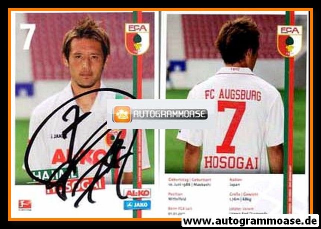 Autogramm Fussball | FC Augsburg | 2011 | Hajime HOSOGAI