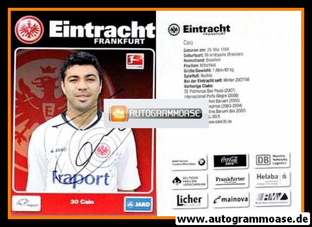 Autogramm Fussball | Eintracht Frankfurt | 2011 | CAIO