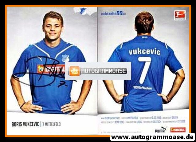 Autogramm Fussball | TSG 1899 Hoffenheim | 2010 | Boris VUKCEVIC