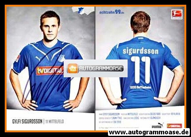 Autogramm Fussball | TSG 1899 Hoffenheim | 2010 | Gylfi SIGURDSSON
