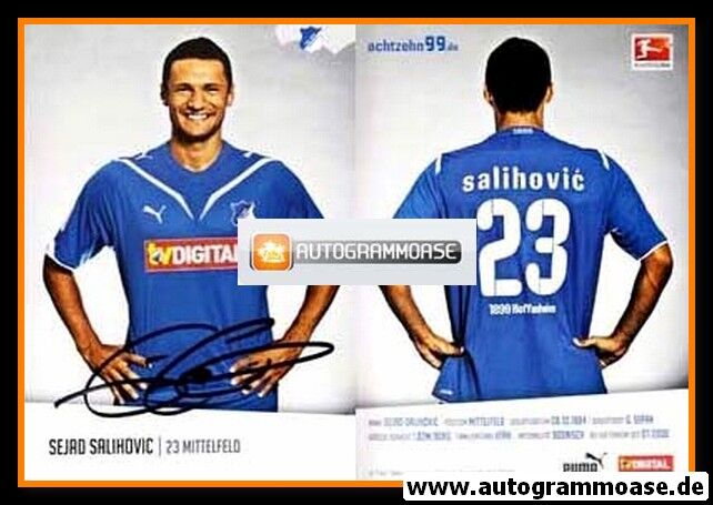 Autogramm Fussball | TSG 1899 Hoffenheim | 2010 | Sejad SALIHOVIC