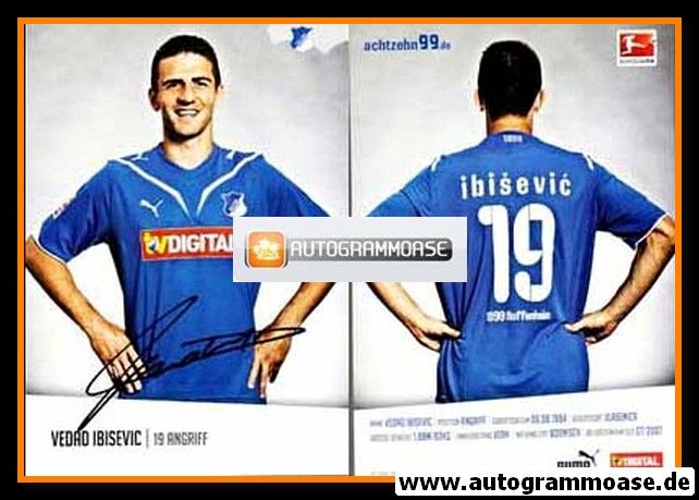 Autogramm Fussball | TSG 1899 Hoffenheim | 2010 | Vedad IBISEVIC