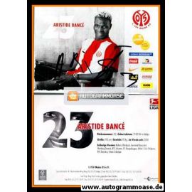 Autogramm Fussball | FSV Mainz 05 | 2009 | Aristide BANCE