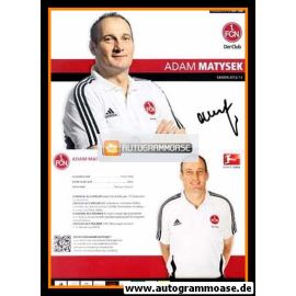 Autogramm Fussball | 1. FC Nürnberg | 2012 | Adam MATYSEK