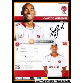 Autogramm Fussball | 1. FC Nürnberg | 2012 | Marcos ANTONIO