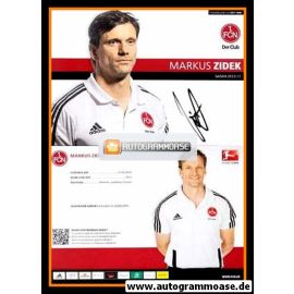 Autogramm Fussball | 1. FC Nürnberg | 2012 | Markus ZIDEK