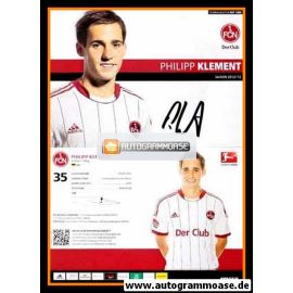 Autogramm Fussball | 1. FC Nürnberg | 2012 | Philipp KLEMENT