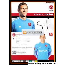Autogramm Fussball | 1. FC Nürnberg | 2012 | Raphael SCHÄFER