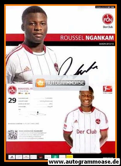 Autogramm Fussball | 1. FC Nürnberg | 2012 | Roussel NGANKAM