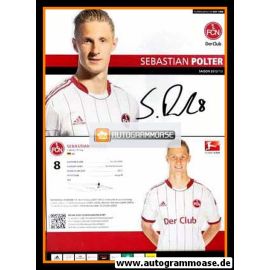 Autogramm Fussball | 1. FC Nürnberg | 2012 | Sebastian POLTER