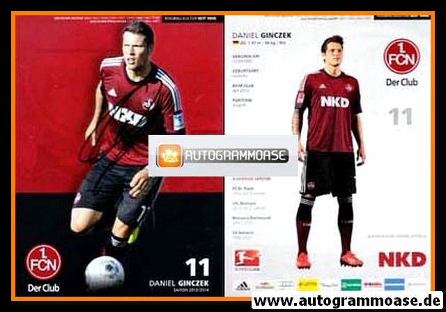 Autogramm Fussball | 1. FC Nürnberg | 2013 | Daniel GINCZEK