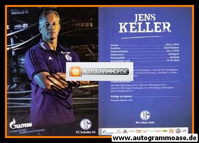 Autogramm Fussball | FC Schalke 04 | 2014 | Jens KELLER