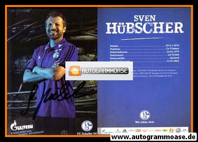 Autogramm Fussball | FC Schalke 04 | 2014 | Sven HÜBSCHER