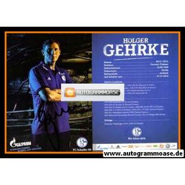 Autogramm Fussball | FC Schalke 04 | 2014 | Holger GEHRKE
