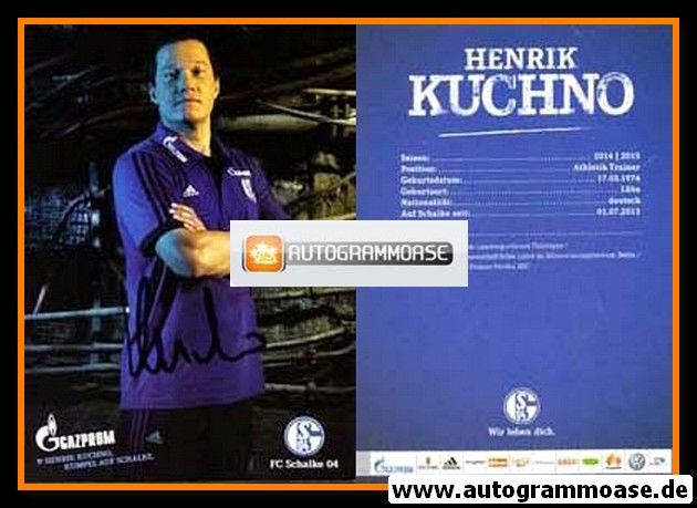Autogramm Fussball | FC Schalke 04 | 2014 | Henrik KUCHNO