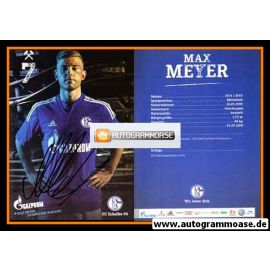 Autogramm Fussball | FC Schalke 04 | 2014 | Max MEYER