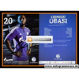 Autogramm Fussball | FC Schalke 04 | 2014 | Chinedu OBASI