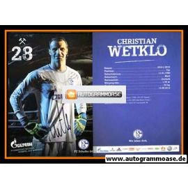 Autogramm Fussball | FC Schalke 04 | 2014 | Christian WETKLO