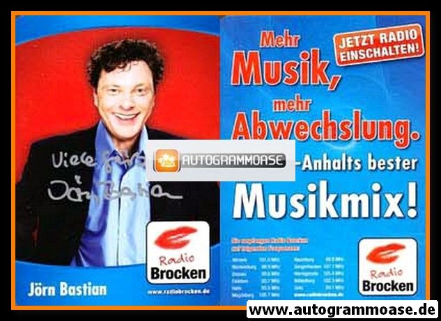 Autogramm Radio | Brocken | Jörn BASTIAN | 2010er (Portrait Color)