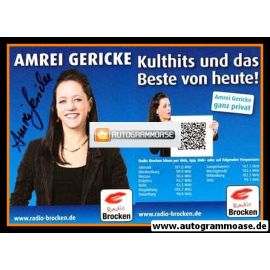 Autogramm Radio | Brocken | Amrei GERICKE | 2010er (Portrait Color)