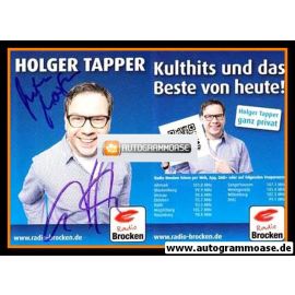 Autogramm Radio | Brocken | Holger TAPPER | 2010er (Portrait Color)