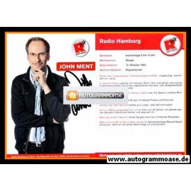 Autogramm Radio | Hamburg | John MENT | 2010er (Portrait Color)